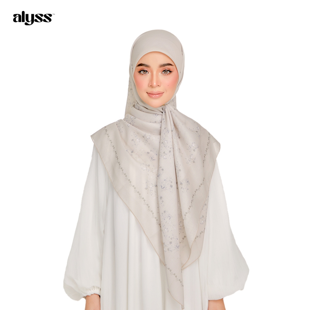 ALYSS Tudung Bawal Exclusive Printed Premium Cotton Voile Bidang 50 ...