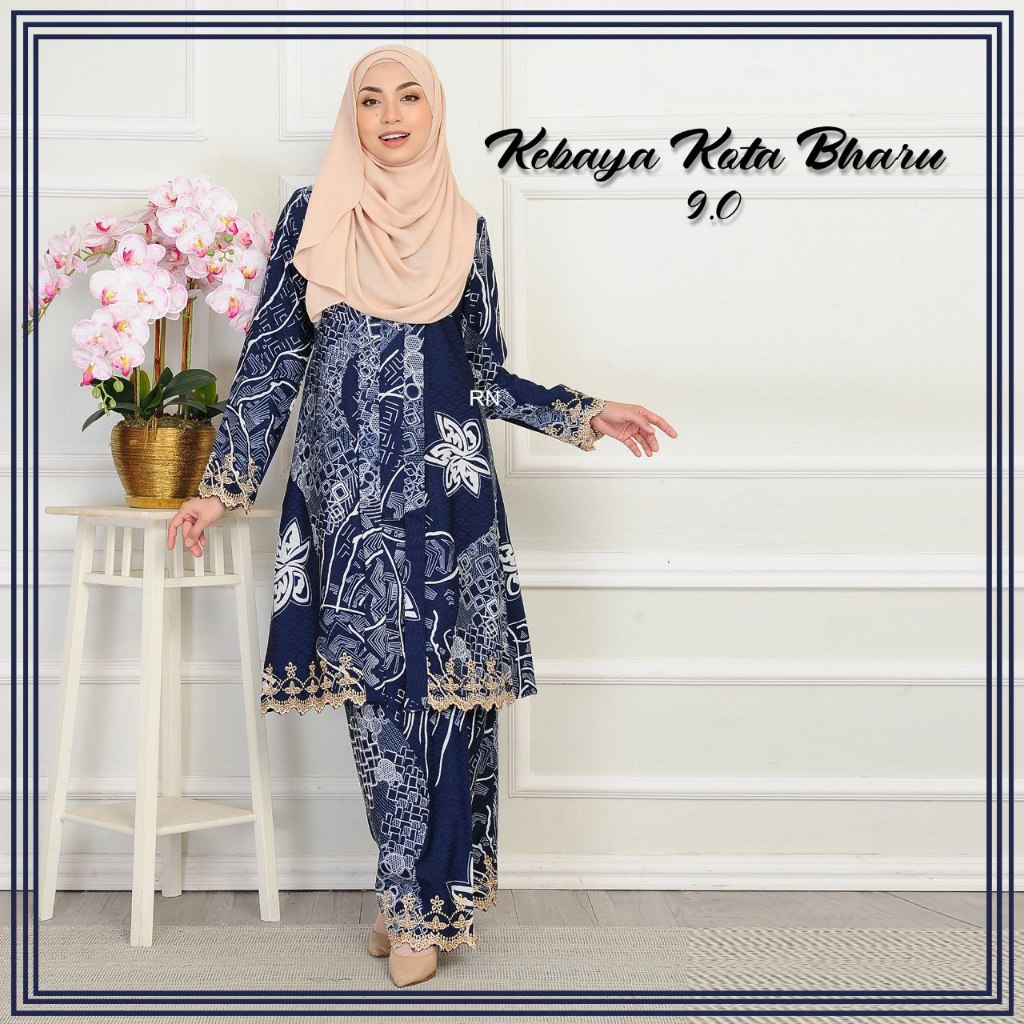 KEBAYA KOTA BHARU 9.0 Baju Kebaya Kota Bharu Nursing Friendly S-3XL