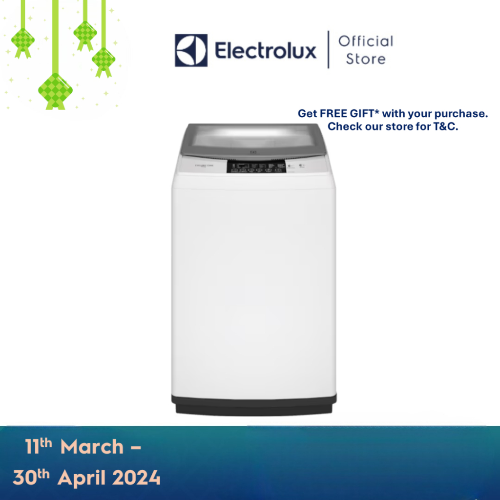 Electrolux Cyclonic Care Top Load Washing Machine (10.5kg) EWT0H88H1WB