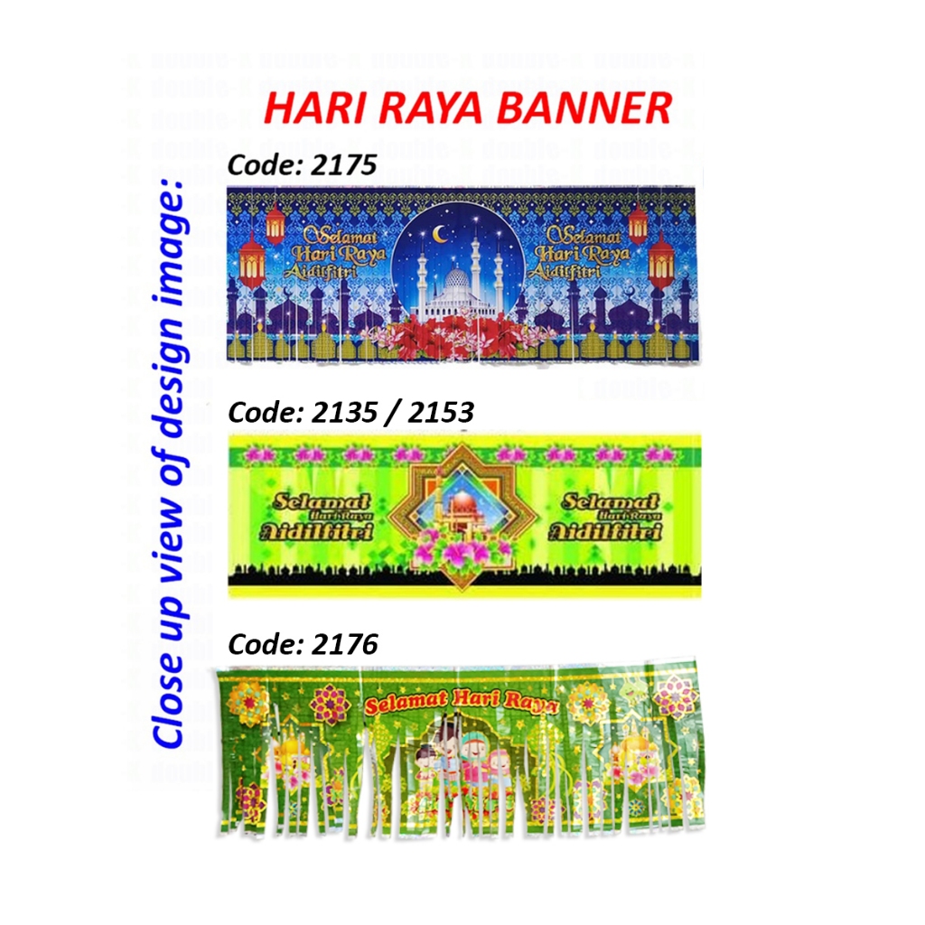 Hari Raya Banner Decoration 1’x6’ - RM5.90/pcs | Shopee Malaysia
