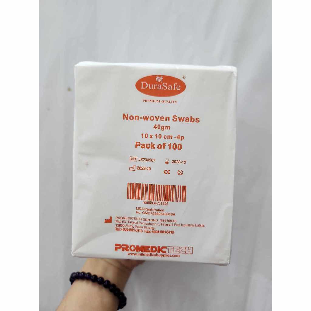 Durasafe Non Woven Gauze Swabs S Cm X Cm Shopee Malaysia