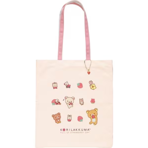 [Direct from Japan] Rilakkuma Tote Bag Korilakkuma's Strawberry Day ...