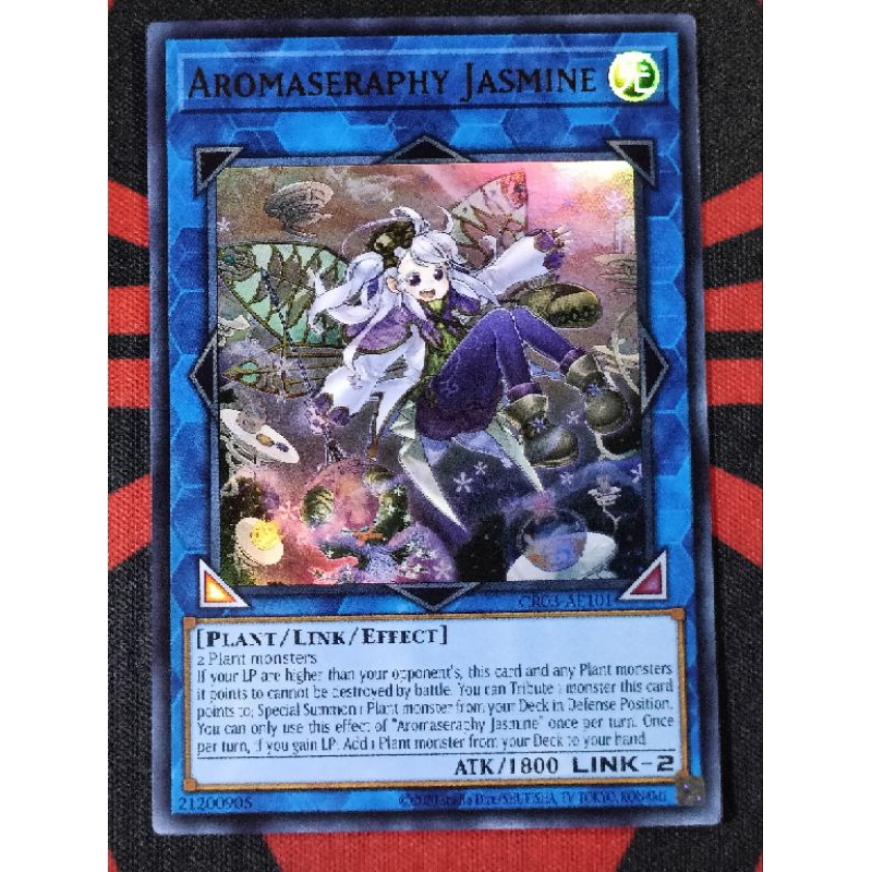 YUGIOH KONAMI CR03AE101 Aromaseraphy Jasmine (Ultra Rare ) Shopee
