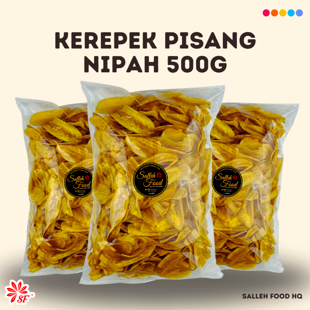 Kerepek Pisang Nipah [500g] [𝗦𝗮𝗹𝗹𝗲𝗵 𝗙𝗼𝗼𝗱] | Shopee Malaysia