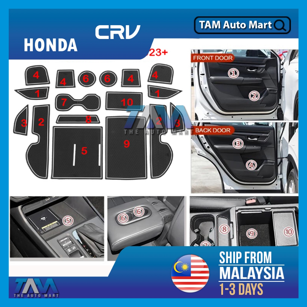 Honda CRV CRV RS 2023 2024 Interior Decoration Anti Slip Rubber Mat