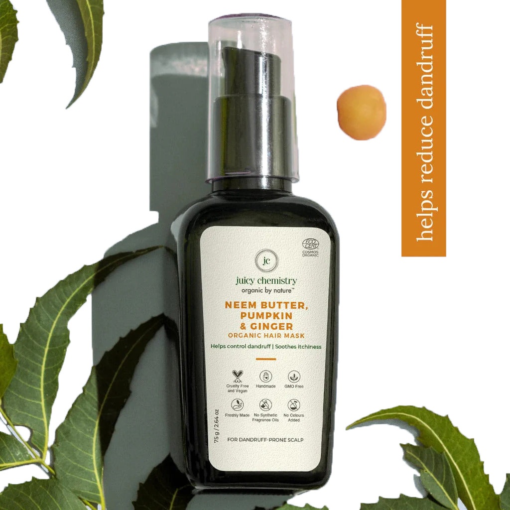 Juicy Chemistry Neem Butter, Pumpkin and Ginger Hair Mask (75g