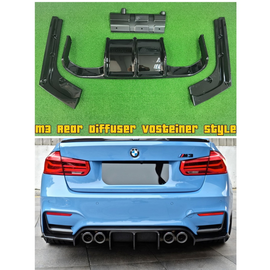 BMW F30 M3 Rear Diffuser Vorsteiner Style | Shopee Malaysia