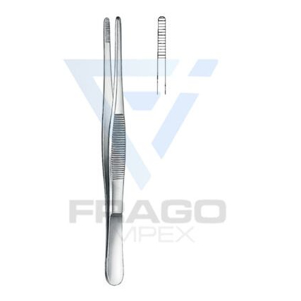 THUMB DRESSING FORCEPS SERRATED 5