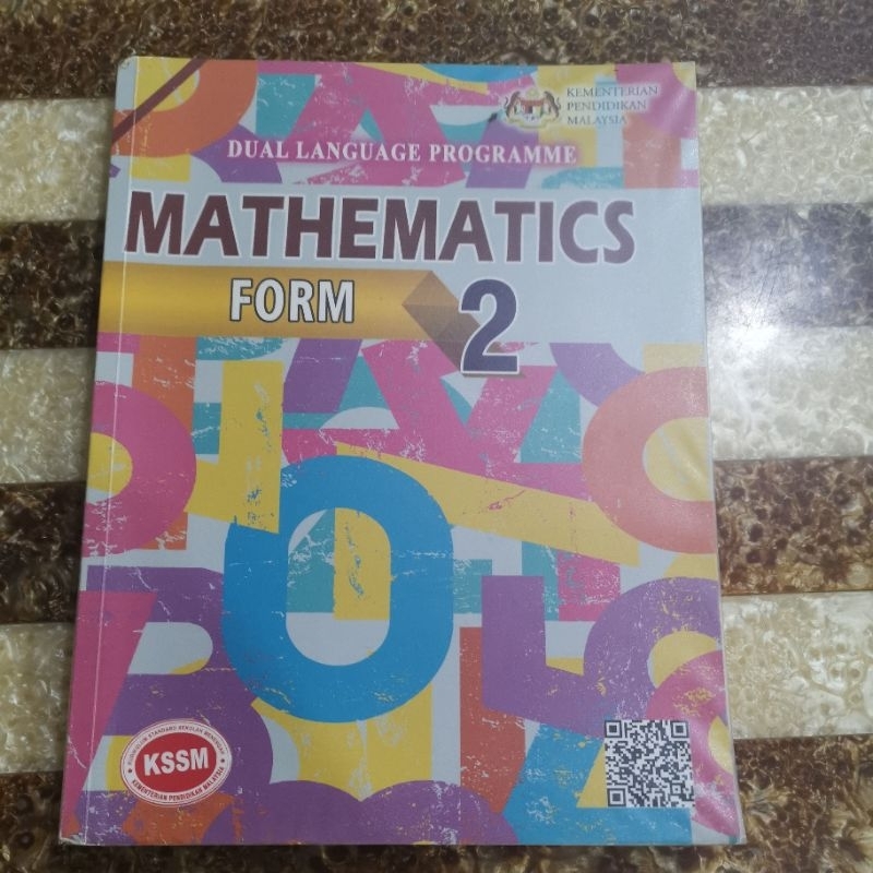 Textbook mathematics form 2 dlp shopee malaysia