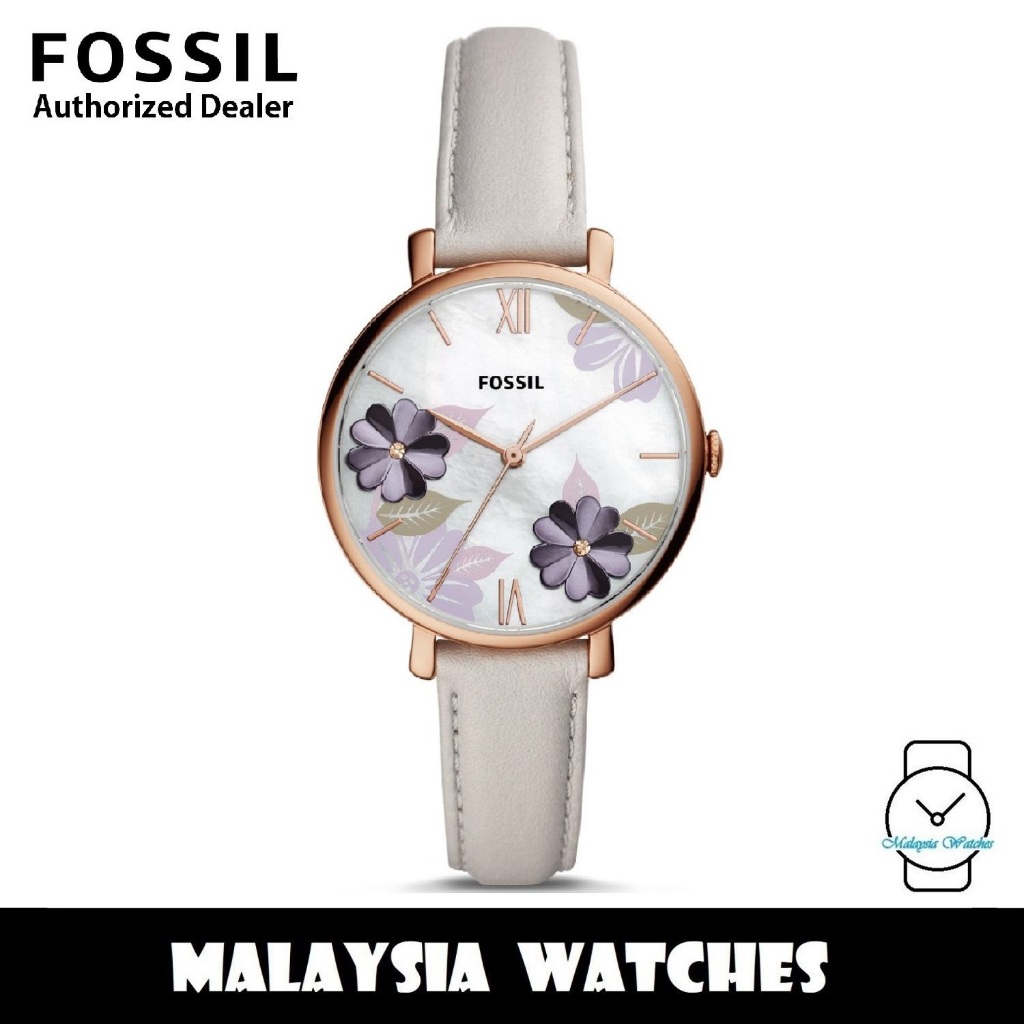 (OFFICIAL WARRANTY) Fossil Women's ES4672 Jacqueline Three-Hand Mineral ...