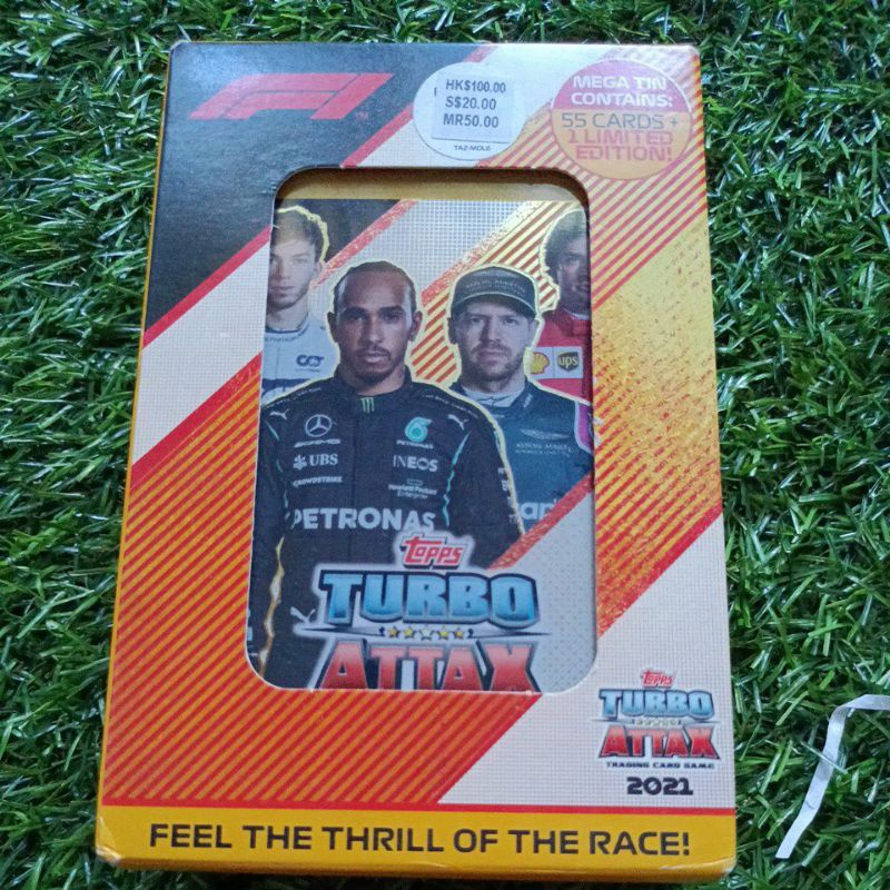 [Sealed] Topps Formula 1 F1 Turbo Attax 2021 - Mega Tin F1 Racing ...