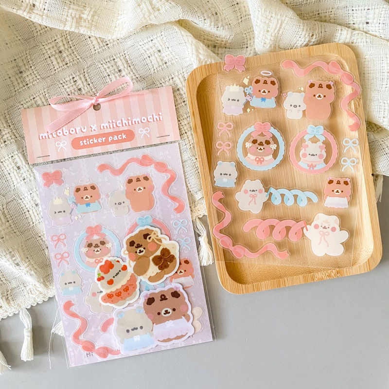 mitoboru x miichimochi sticker pack | Shopee Malaysia