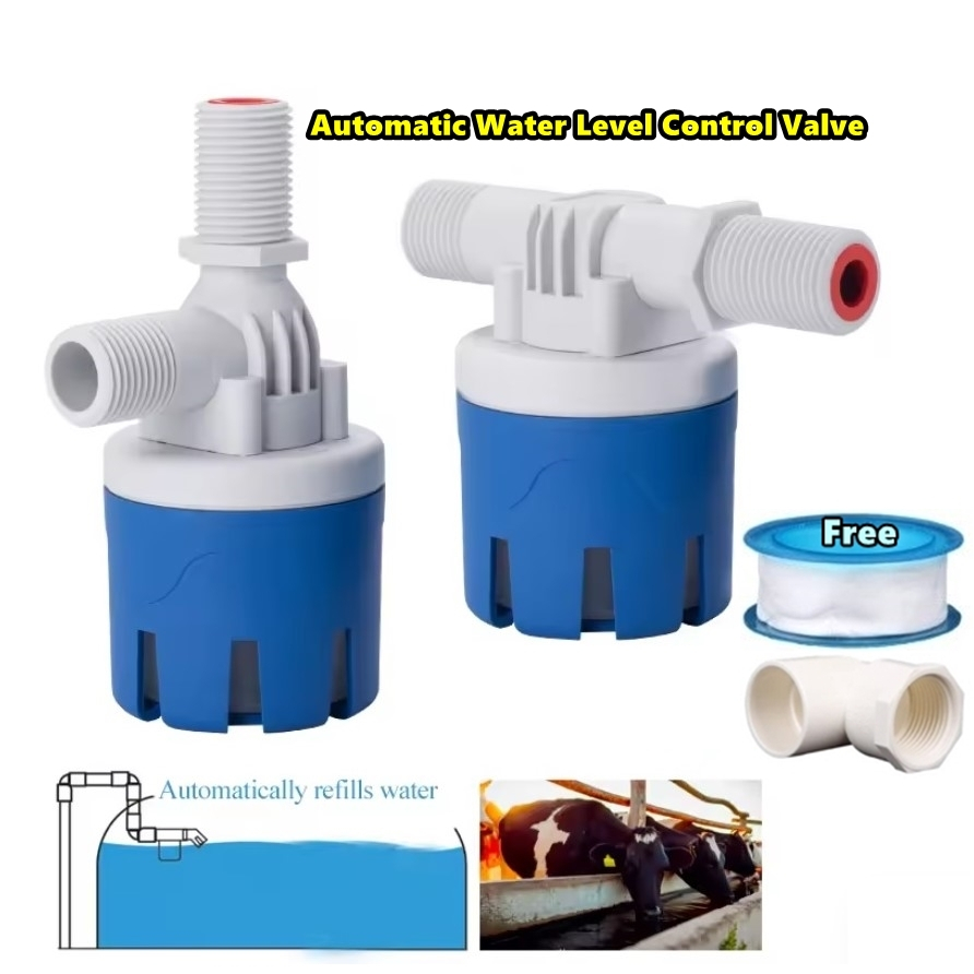 Automatic Valve Toilet Float Valve Top & Side Inlet Mount Water Level ...