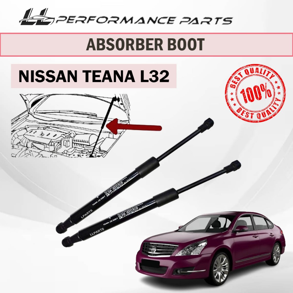 Nissan Teana J32 2008 Front Bonnet Damper Boot Absorber Gas Spring Set ...