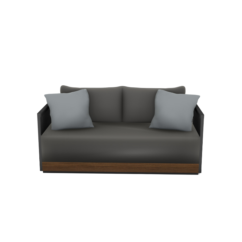 LIGHTWEIGHT ALUMINIUM FRAME SABAH SOFA 2 SEATER | Shopee Malaysia