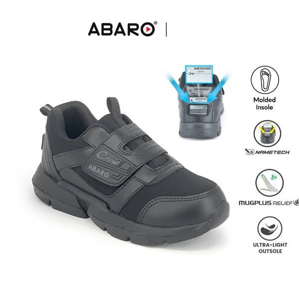 ABARO 2877ACN All Day Comfort Anti-Bacterial School Shoes or Kasut ...