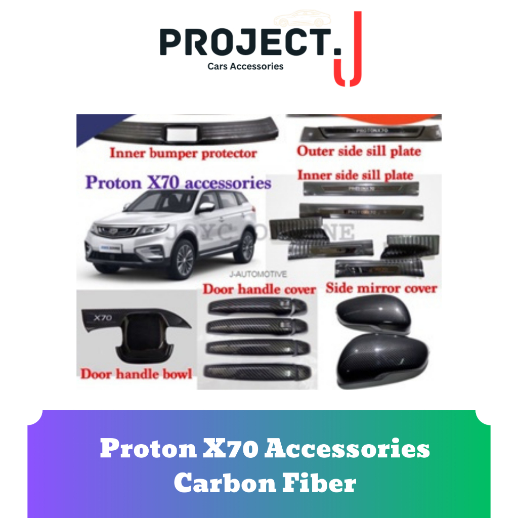Project J CARBON FIBRE PROTON X70 ACCESSORIES | Shopee Malaysia