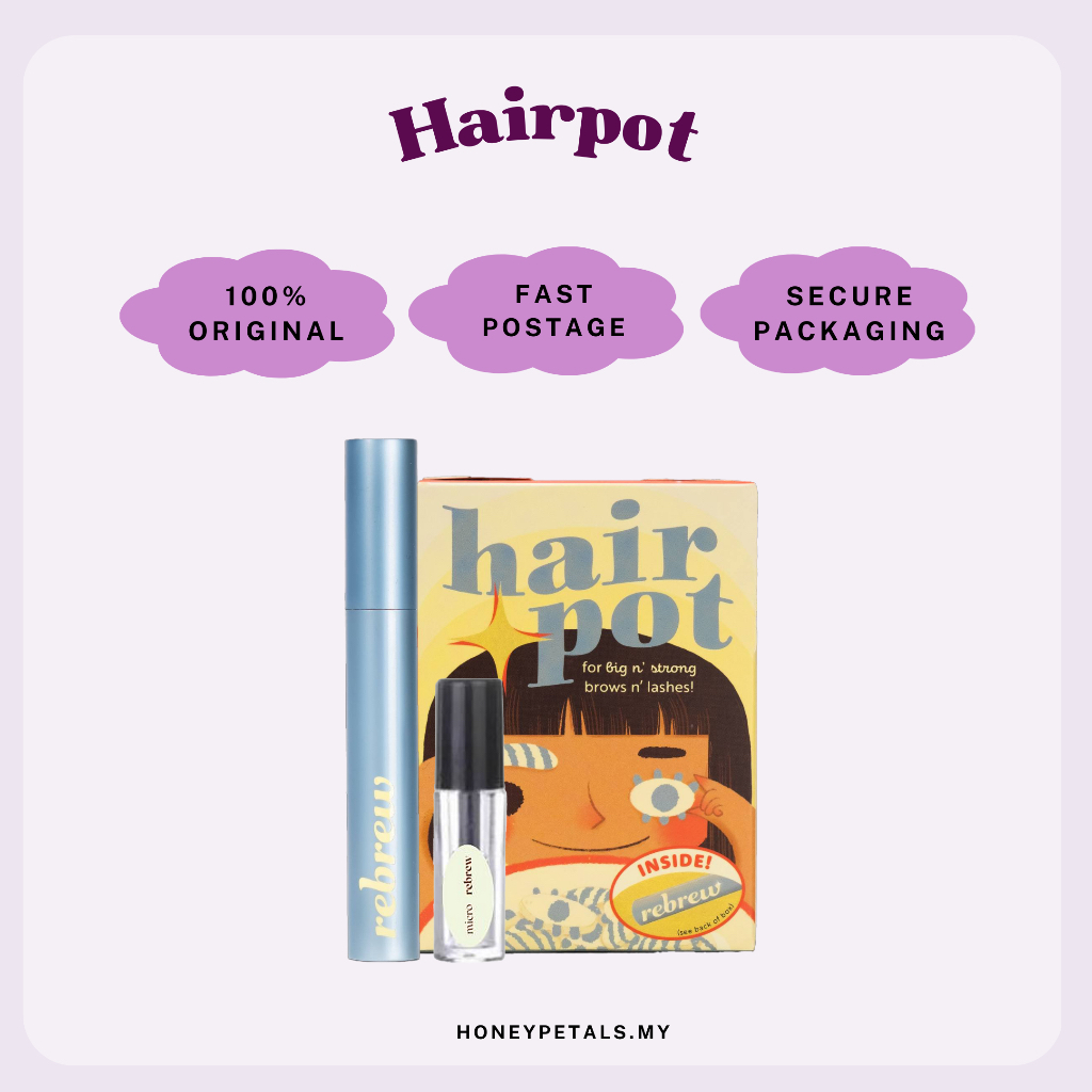 HAIR POT Rebrew Lash N' Brow Serum Micro Rebrew Shopee Malaysia