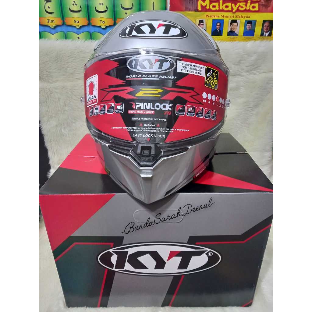 Helmet KYT R2R Pro Red Bull Special Edition | Shopee Malaysia