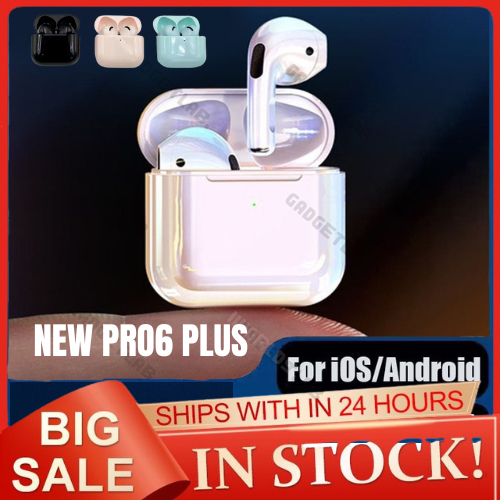 2024 New Original Pro 6Plus Bluetooth Earphone Earbuds With Mic ...
