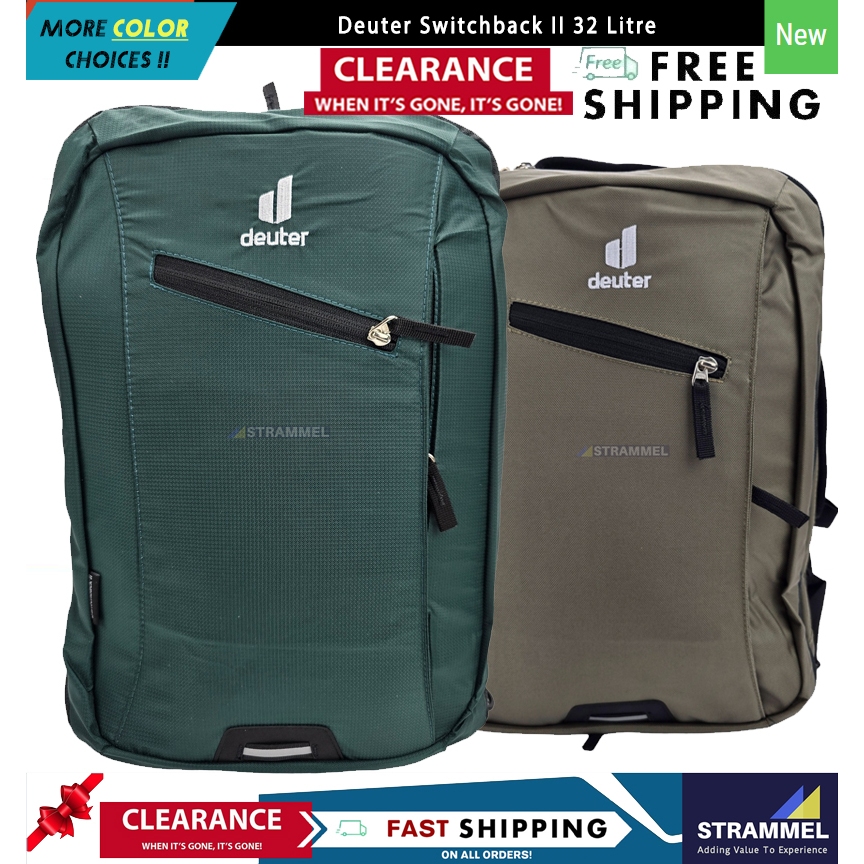 Deuтer Switchback II 32 Litre Duffle Convertible Commuter Travel Laptop ...