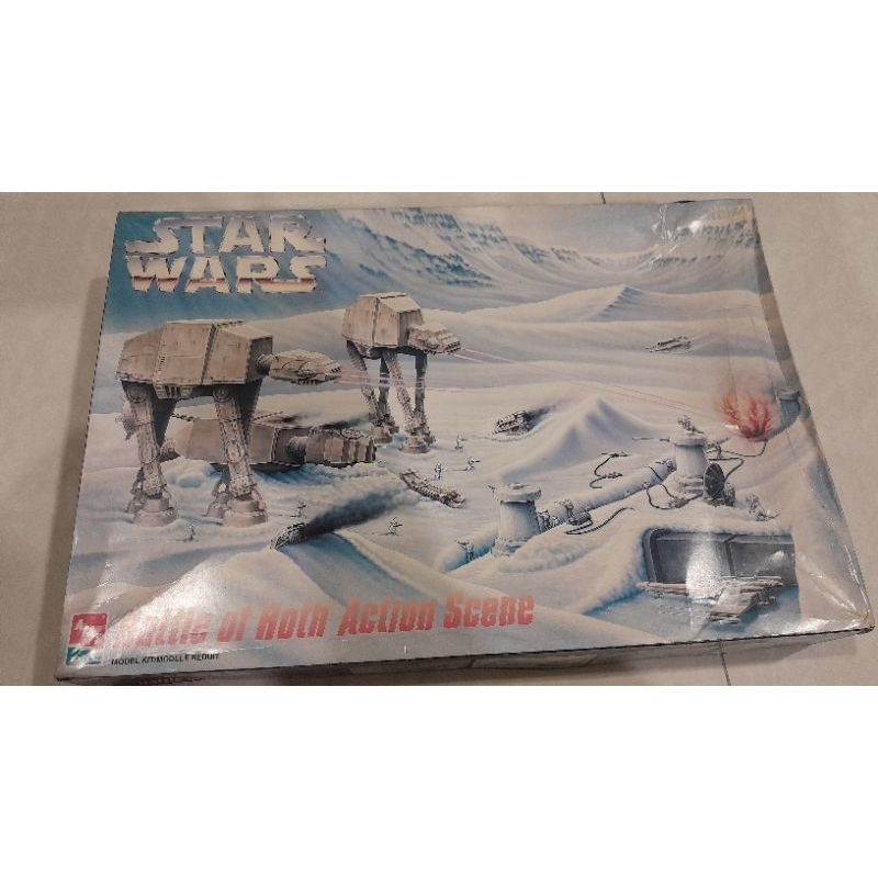 Ertl AMT Star Wars Battle of the Hoth Action Scene Scale Model Kit ...