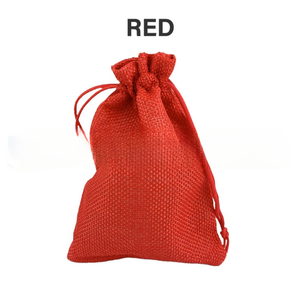 Murah Cute Drawstring Bag Pouch Bag Jute Bag Jewellery Bag Gift Bag ...