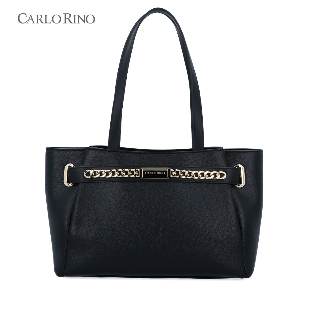 Carlo Rino Black Daphne Tote Shopee Malaysia