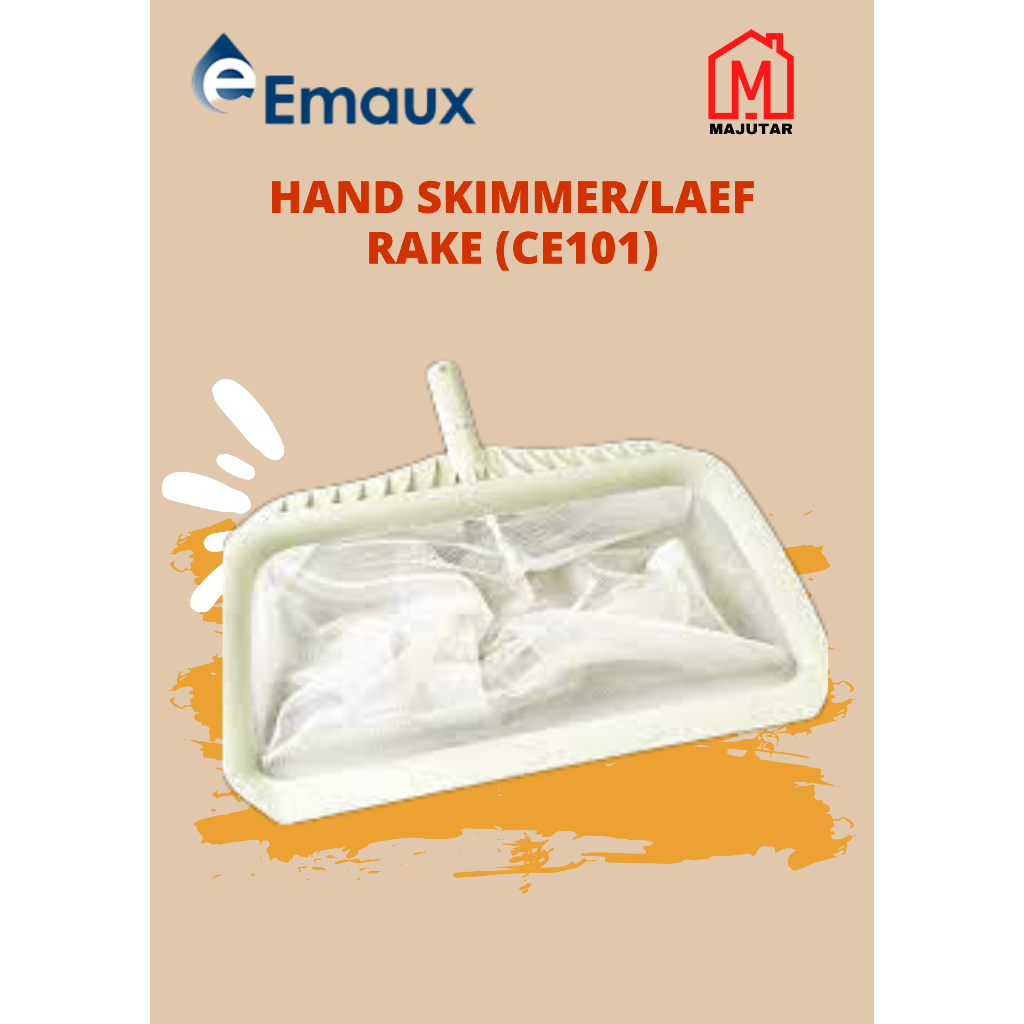 Emaux (CE1010) Hand Skimmer/Leaf Rake/Sauk/Swimming Pool | Shopee Malaysia
