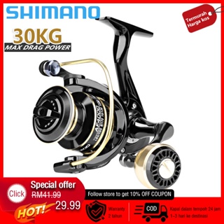 2024 NEW SHIMANO Reel Spinning Reel Mesin Pancing fishing reel Metal 40Kg  Max Drag Power Fishing Reel 5.2:1 High Speed