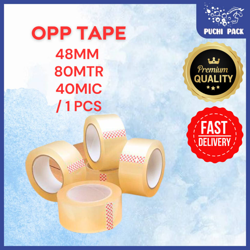 48MM Clear High Quality Opp TRANSPARENT Tape School Packaging Use ...