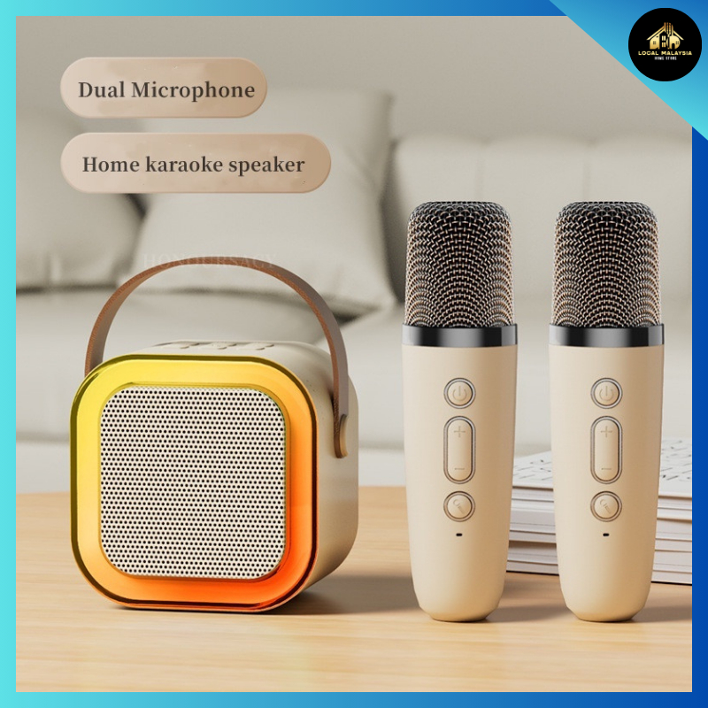 【READY】Premium K12 Dual Mic Portable Microphone Audio Integrated ...