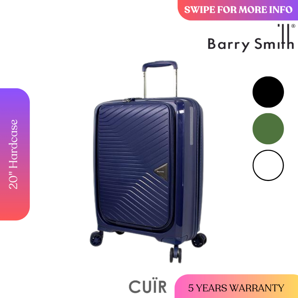 Barry Smith BSIU Cabin Polypropylene Hardcase Luggage 20 Shopee Malaysia