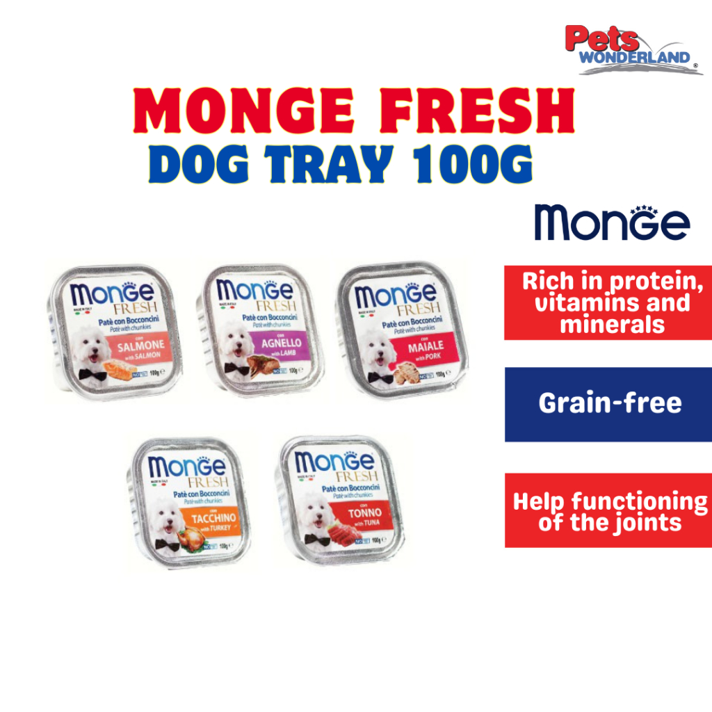 Monge Fresh Dog Tray Wet Food (100g) Shopee Malaysia