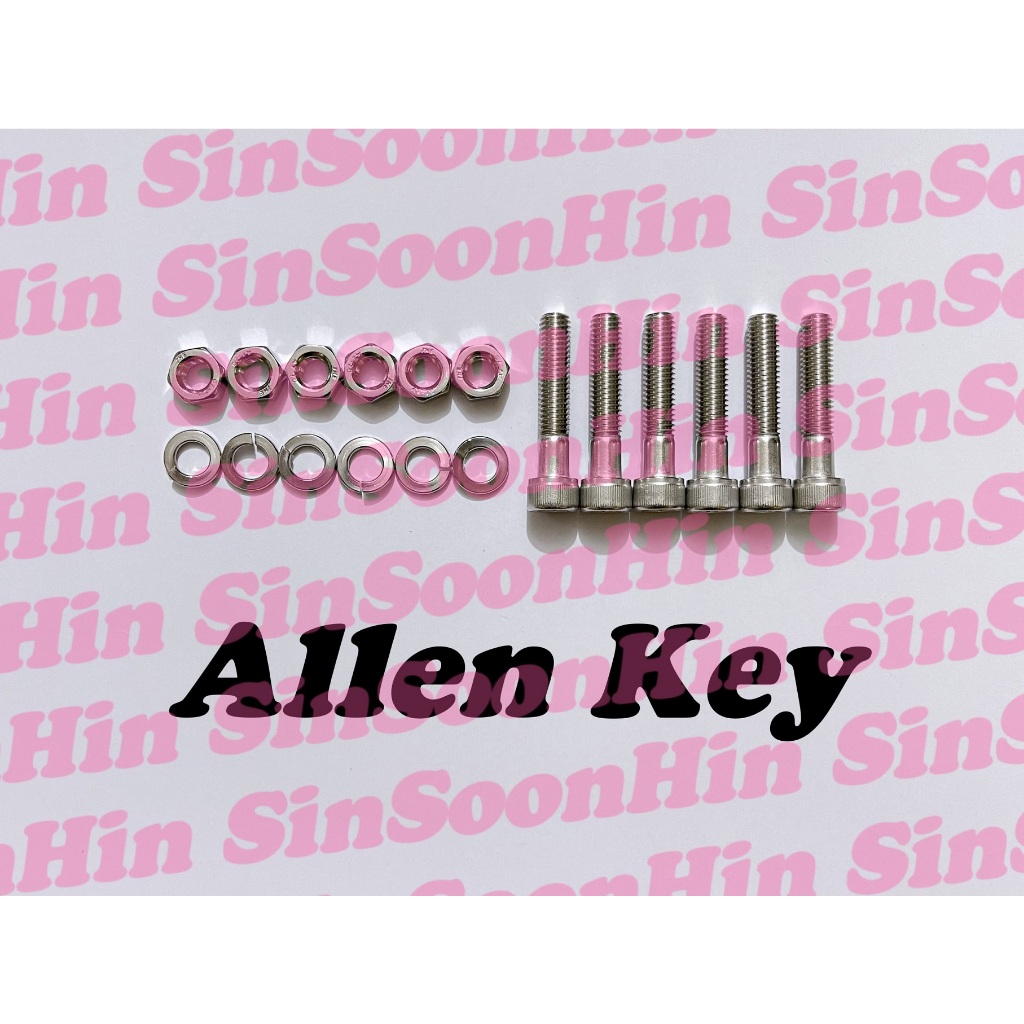 KR150 DINAMIK GT128 RS150 Rear Sprocket Bolt Set Allen Key Skru