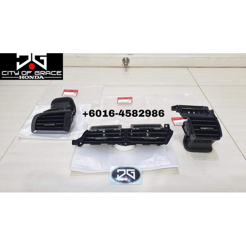 Honda Jazz Fit GK5 FLRS Air Cond Dark Chrome Smoke Genuine Honda Access ...