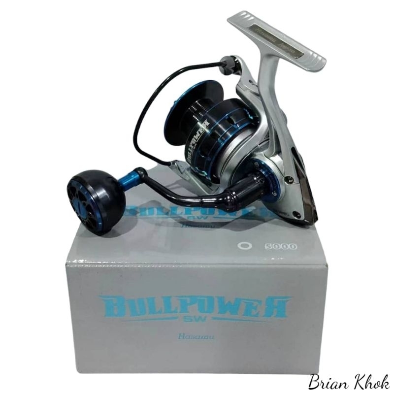 HASAMU BULLPOWER SW SPINNING FISHING REEL (POWER GEAR) | Shopee Malaysia