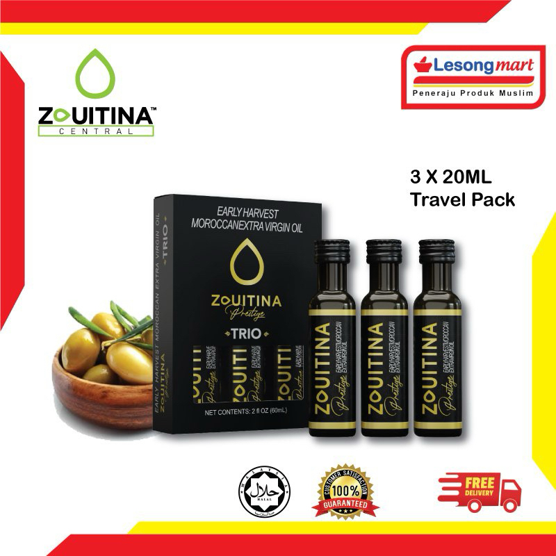 TRIO PRESTIGE ZOUITINA EXTRA VIRGIN OLIVE OIL MINYAK ZAITUN EXTRA