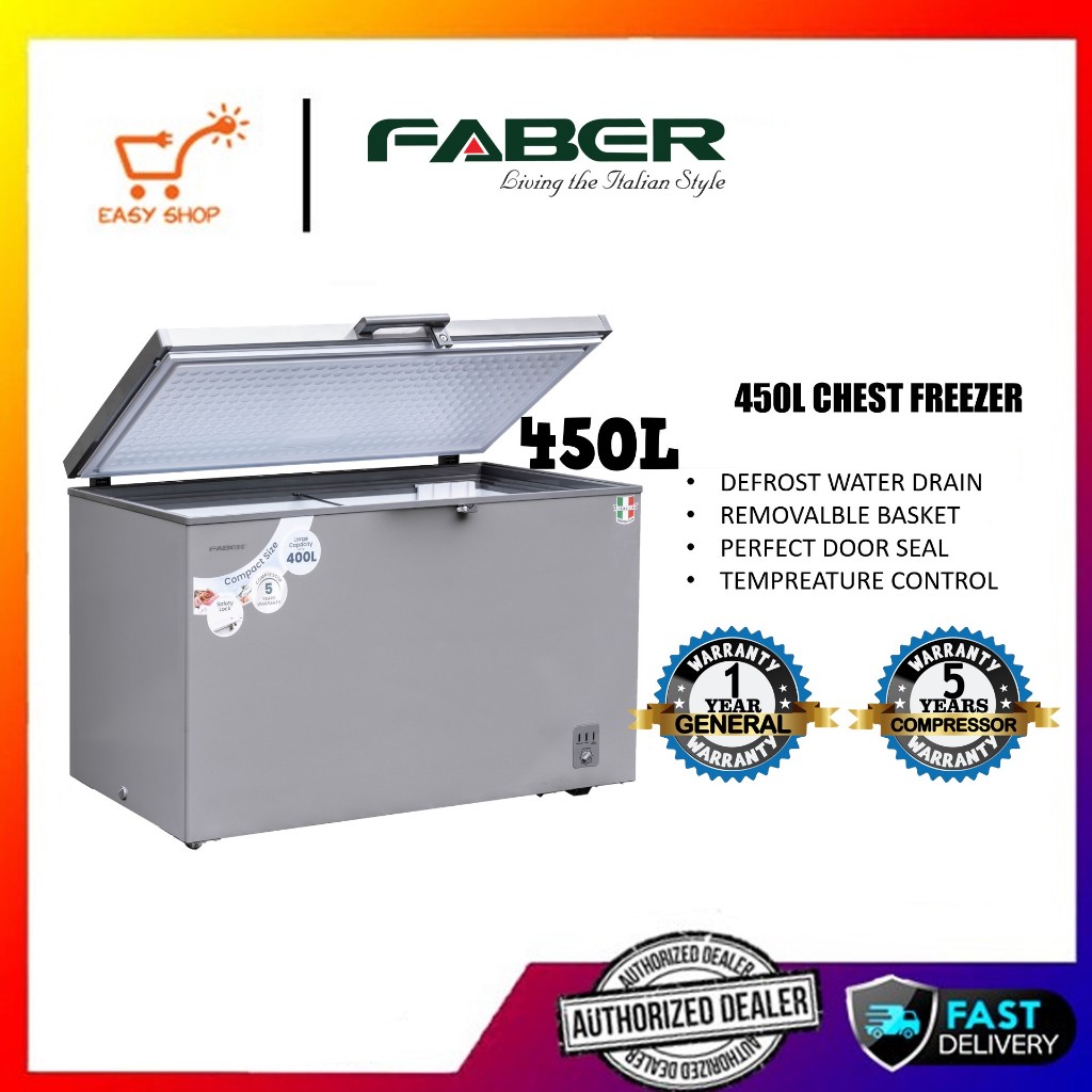 Faber Chest Freezer Frostac 459GR | Shopee Malaysia