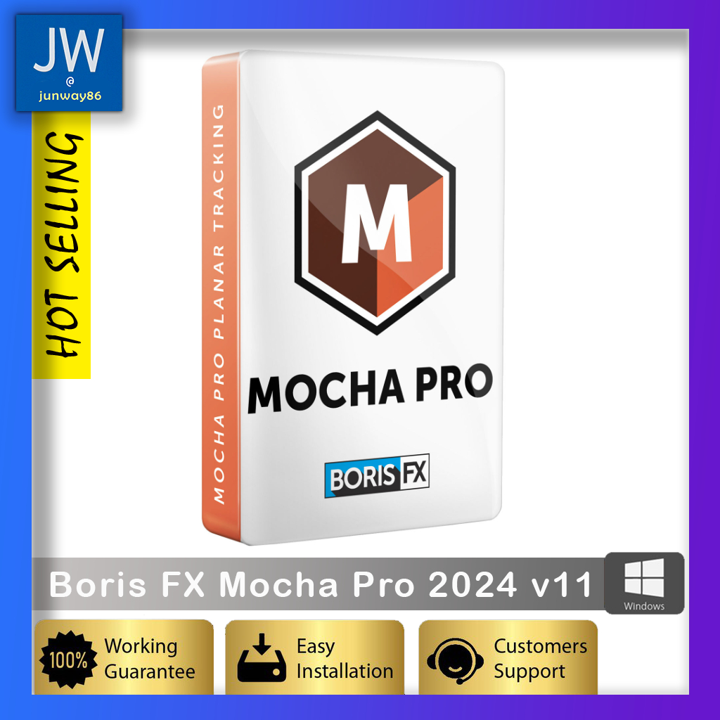 Boris Mocha Pro 2024 v11 ( Stand Alone + After Effects and Premiere Pro