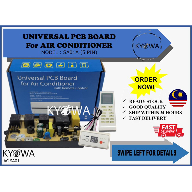 YMPCBSA01A AIRCOND PCB UNIVERSAL CONTROL BOARD AIRCOND BOARD MULTI