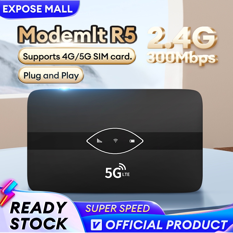 Modem Wifi Sim Card 5g UInlimited High Speed Up 300Mbps Wifi Support