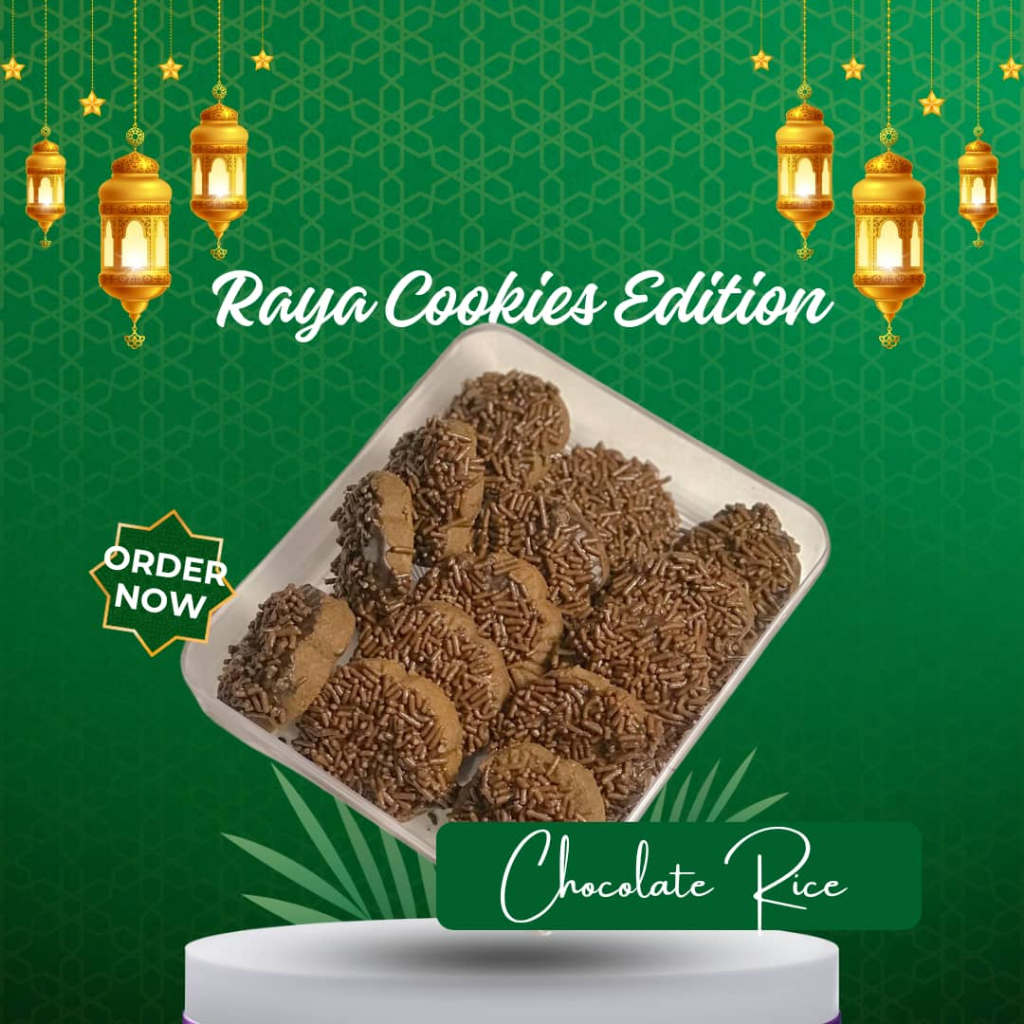 (Raya) Biskut Chocolate Rice by Niharamli | Shopee Malaysia