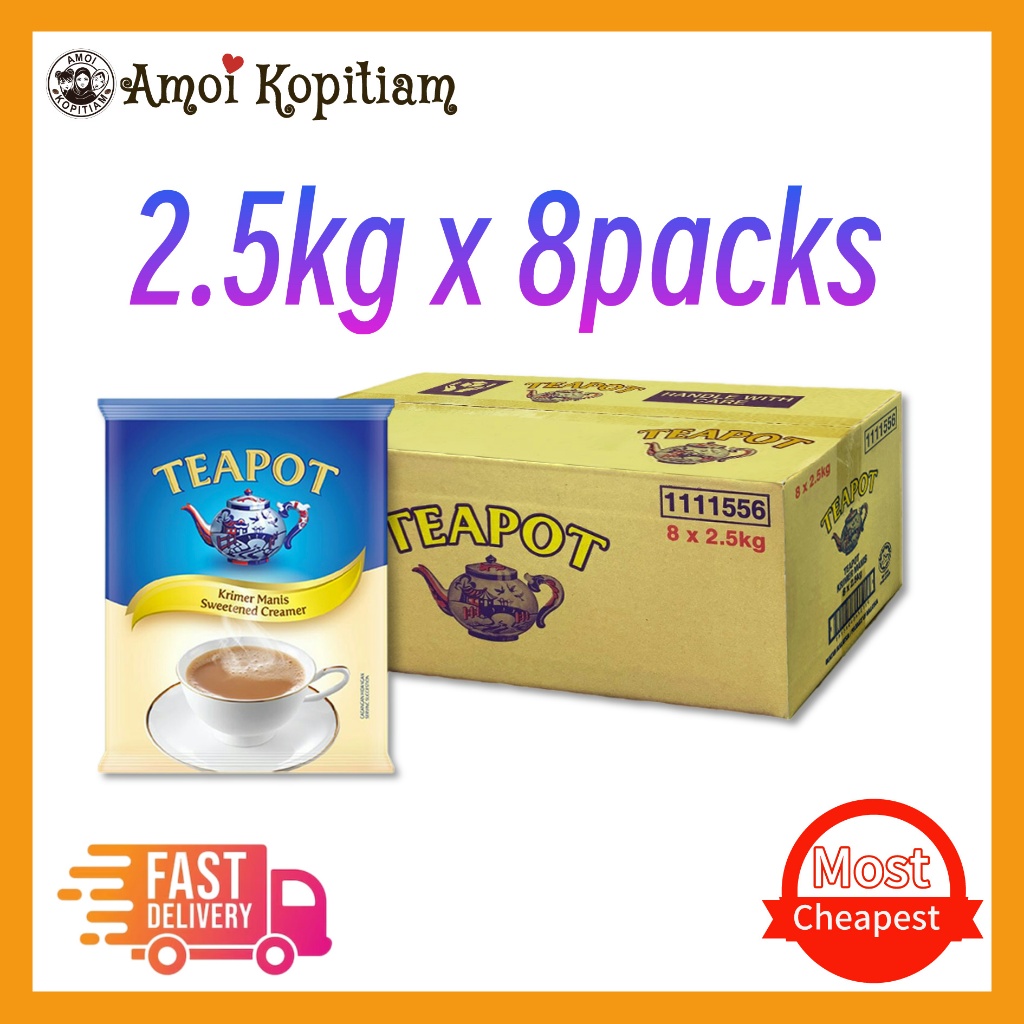 TEAPOT Krimer Manis, Susu Pekat (2.5KG x 8 packs) | Shopee Malaysia