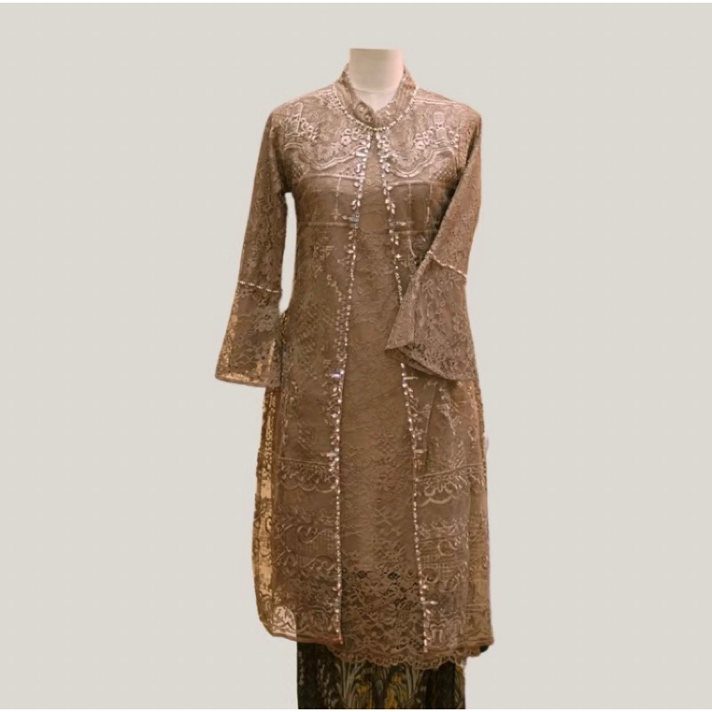 RAYA 2024 COLLECTION - ( CHAMPAGNE -XL) JUWITA KURUNG MODEN LACE ...