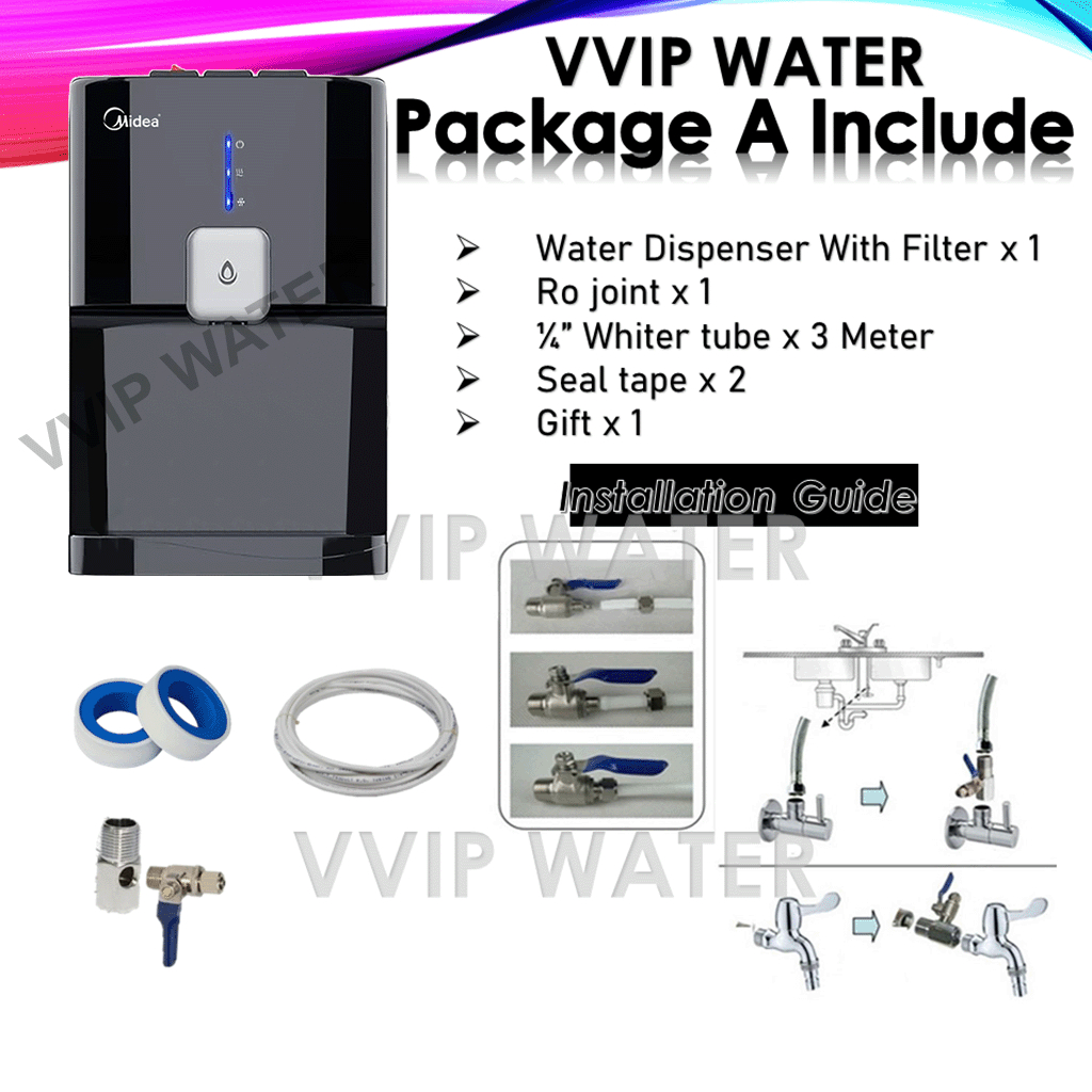 Penapis Air Midea Mild Alkaline Water Dispenser Hot Normal Cold Model
