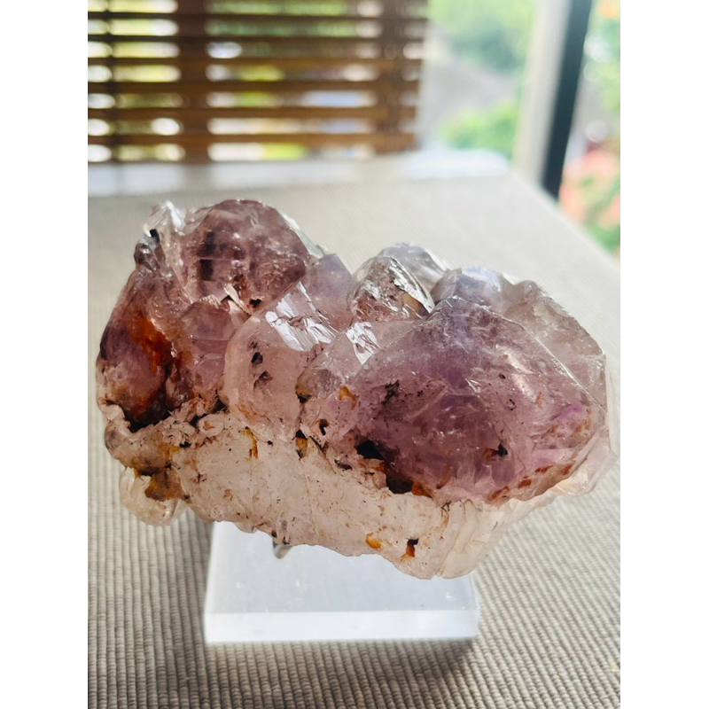 Natural Pakistan Red Purple Amethyst rainbow 🌈 raw specimen 290g ...