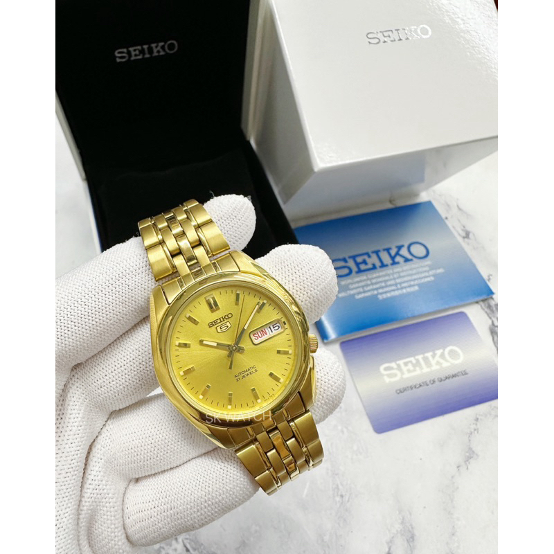 セイコー5 腕時計 ゴールド 機械式 7S26-01V0 7S26-02W0 0 SEIKO 自動 