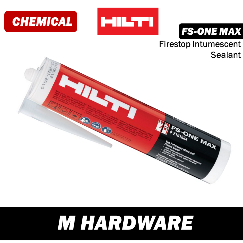 Hilti FSONE MAX Firestop Intumescent Sealant (Small Bottle) 2101534 Shopee Malaysia