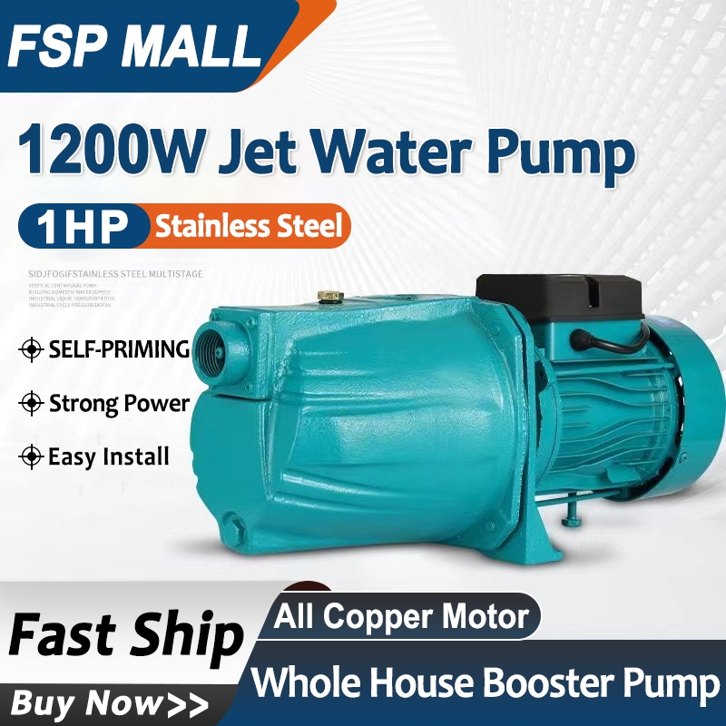 Electric Water Pump Heavy Duty 1HP 220V Pure Copper Motor Peripheral ...